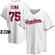 Jose Tena Men's Cleveland Guardians White Replica Home Jersey