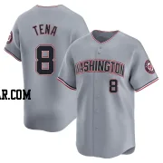 Jose Tena Men's Washington Nationals Gray Limited Road Jersey