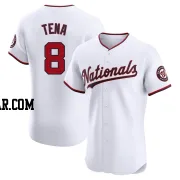 Jose Tena Men's Washington Nationals White Elite Home Jersey