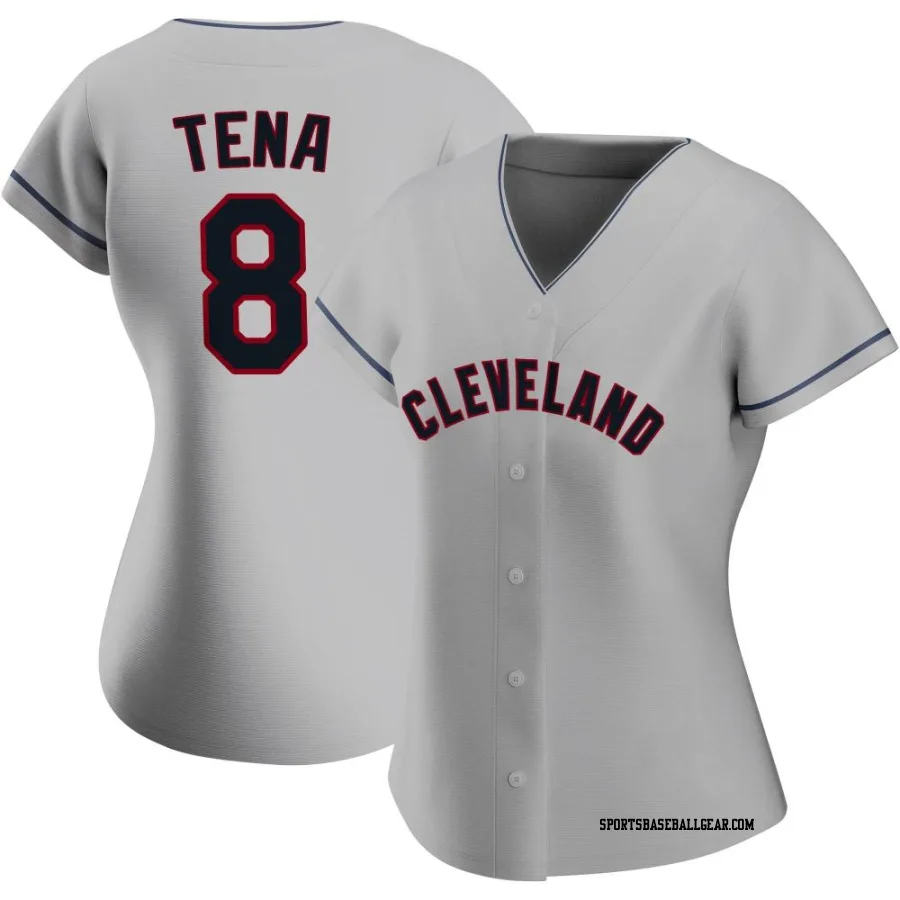 Jose Tena Women's Cleveland Guardians Gray Authentic Road Jersey