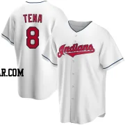 Jose Tena Youth Cleveland Guardians White Replica Home Jersey