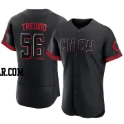 Jose Trevino Men's Cincinnati Reds Black Authentic 2023 City Connect Jersey