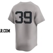 Jose Trevino Men's New York Yankees Gray Limited Away 2nd Jersey