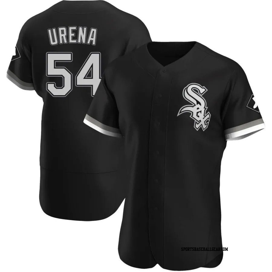 Jose Urena Men's Chicago White Sox Black Authentic Alternate Jersey