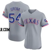 Jose Urena Men's Texas Rangers Gray Elite Road Jersey