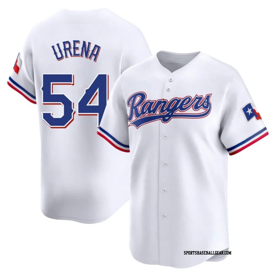 Jose Urena Men's Texas Rangers White Limited Home Jersey