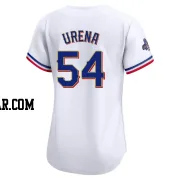 Jose Urena Women's Texas Rangers Gold Limited White 2024 Collection Jersey