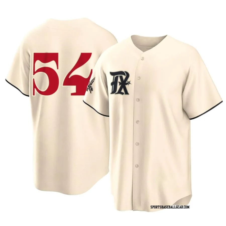 Jose Urena Youth Texas Rangers Cream Replica 2023 City Connect Jersey