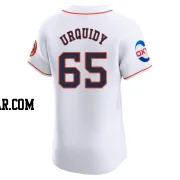 Jose Urquidy Men's Houston Astros White Elite Home Patch Jersey