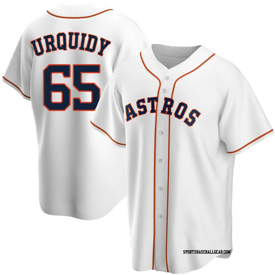 Jose Urquidy Men's Houston Astros White Replica Home Jersey