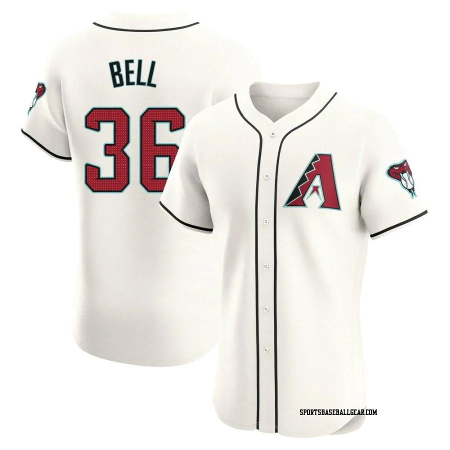 Josh Bell Men's Arizona Diamondbacks Cream Elite Home Jersey