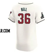 Josh Bell Men's Arizona Diamondbacks Cream Elite Home Patch Jersey