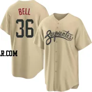 Josh Bell Men's Arizona Diamondbacks Gold Replica 2021 City Connect Cool Base Jersey