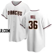 Josh Bell Men's Arizona Diamondbacks White Replica Home Jersey