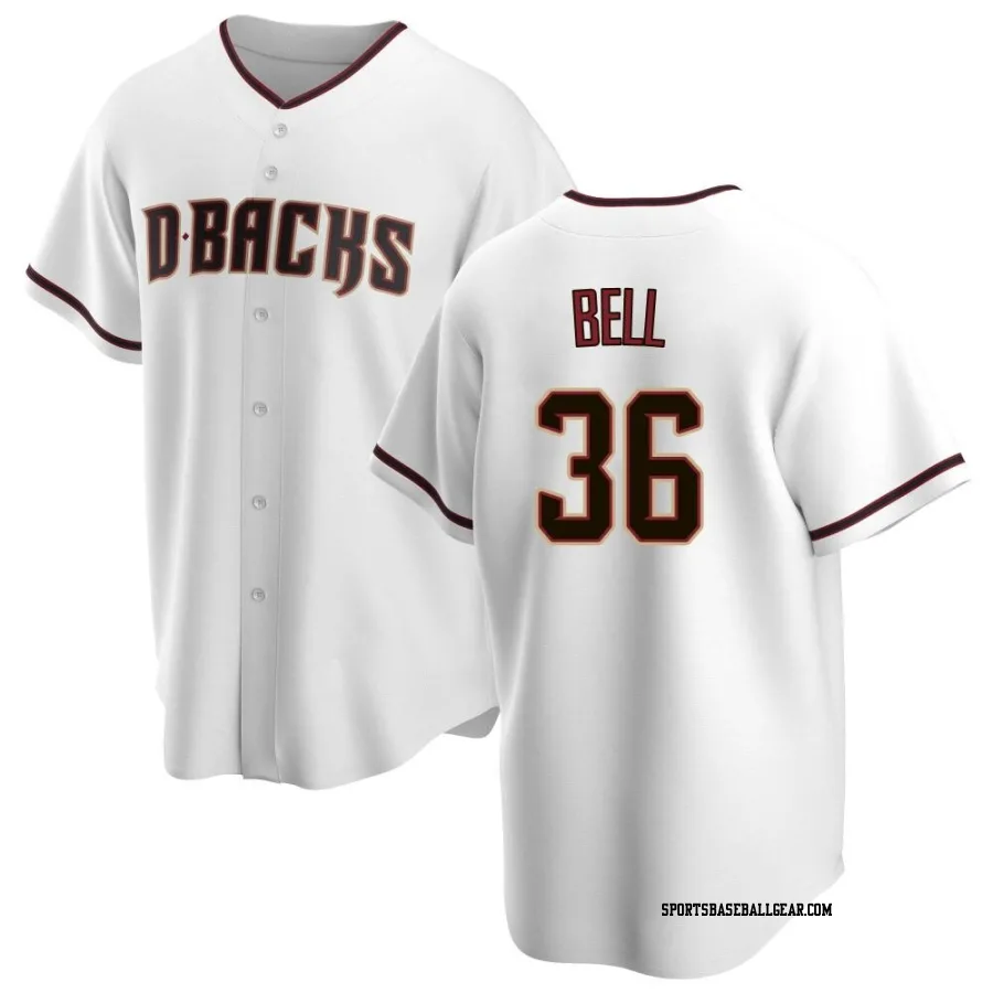 Josh Bell Men's Arizona Diamondbacks White Replica Home Jersey