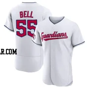 Josh Bell Men's Cleveland Guardians White Authentic Home Jersey