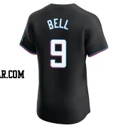 Josh Bell Men's Miami Marlins Black Elite Alternate Vapor Premier Jersey