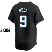 Josh Bell Men's Miami Marlins Black Limited Alternate Jersey