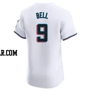 Josh Bell Men's Miami Marlins White Elite Home Jersey