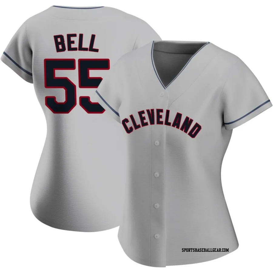 Josh Bell Women's Cleveland Guardians Gray Authentic Road Jersey