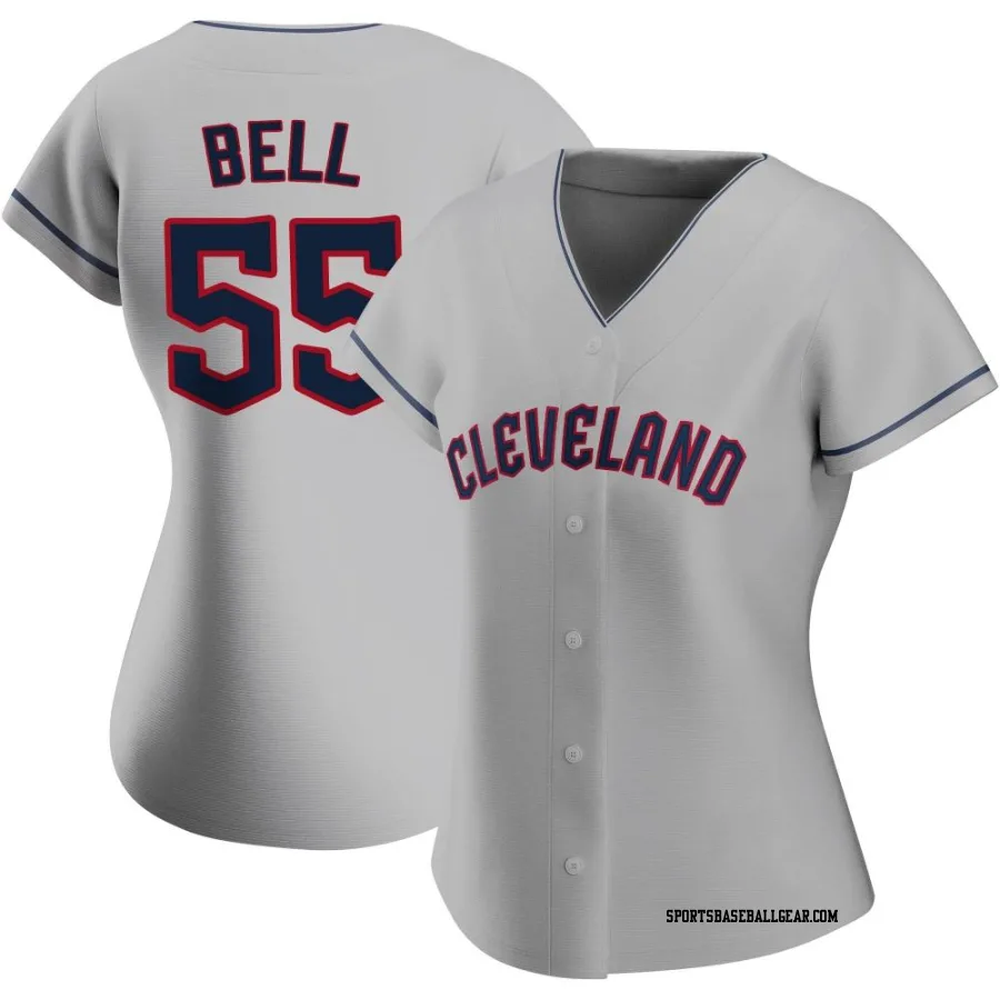 Josh Bell Women's Cleveland Guardians Gray Authentic Road Jersey