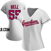 Josh Bell Women's Cleveland Guardians White Authentic Home Jersey