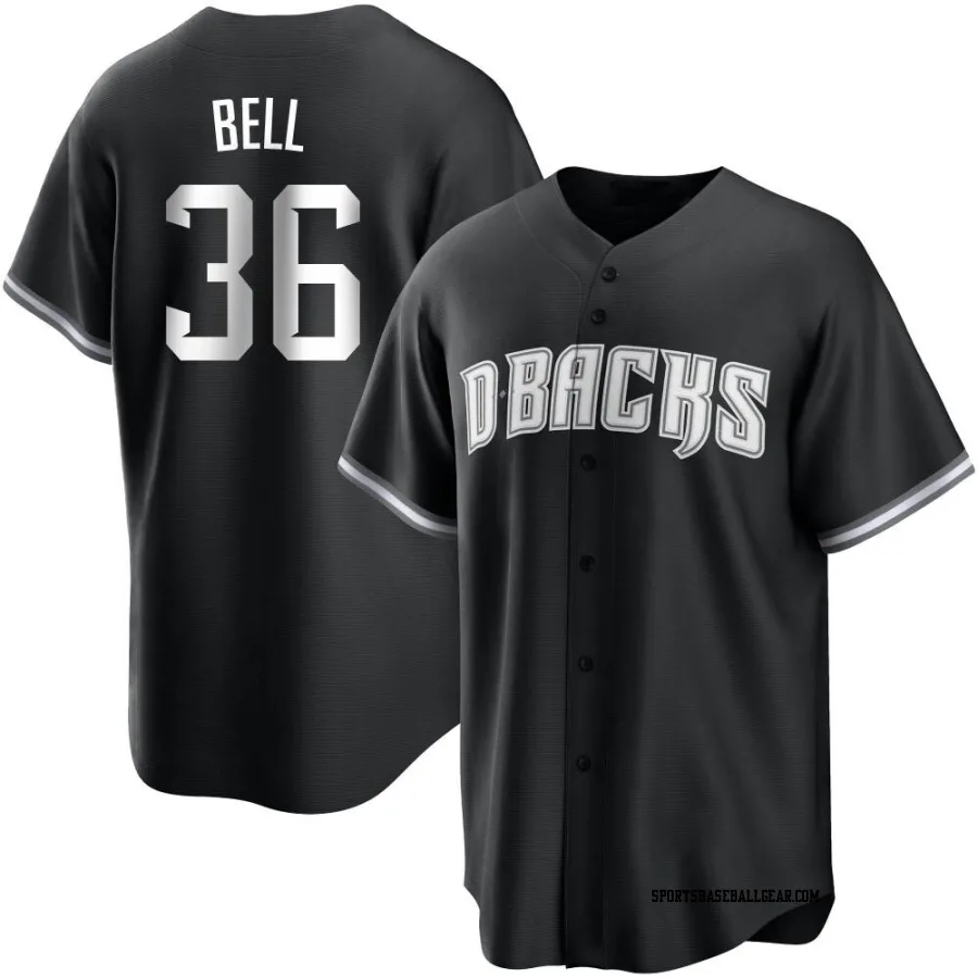 Josh Bell Youth Arizona Diamondbacks Black/White Replica Jersey