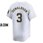 Josh Donaldson Men's Milwaukee Brewers White Limited Alternate Jersey