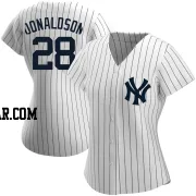 Josh Donaldson Women's New York Yankees White Authentic Home Name Jersey