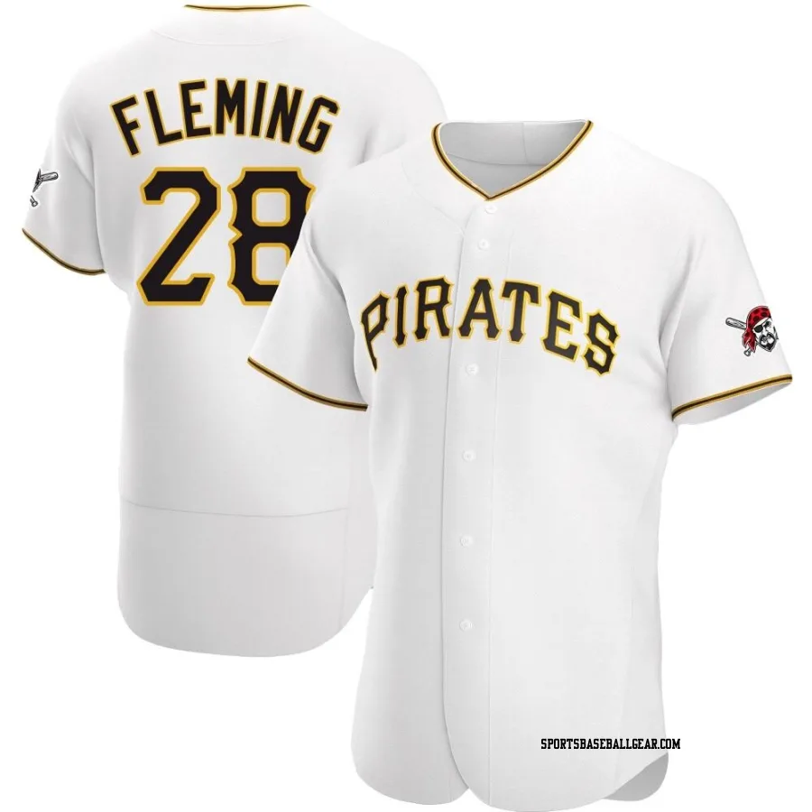 Josh Fleming Men's Pittsburgh Pirates White Authentic Home Jersey