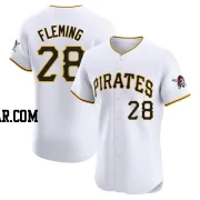 Josh Fleming Men's Pittsburgh Pirates White Elite Home Jersey