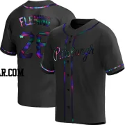 Josh Fleming Youth Pittsburgh Pirates Black Holographic Replica Alternate Jersey