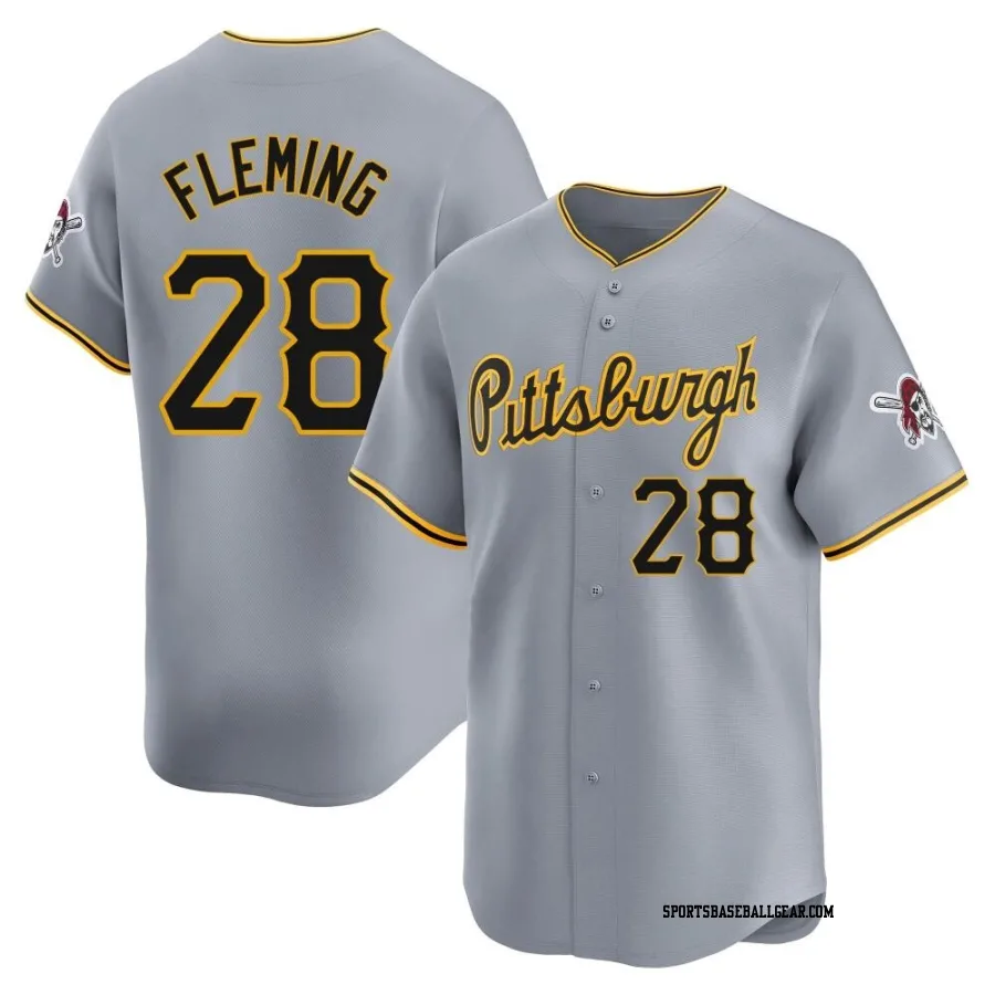 Josh Fleming Youth Pittsburgh Pirates Gray Limited Away Jersey