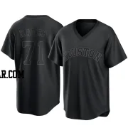 Josh Hader Men's Houston Astros Black Replica Pitch Fashion Jersey