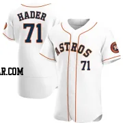 Josh Hader Men's Houston Astros White Authentic Home Jersey