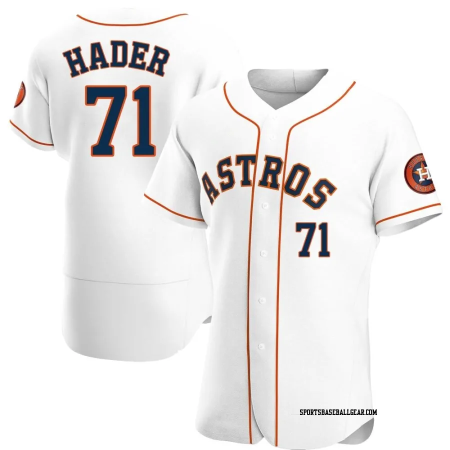 Josh Hader Men's Houston Astros White Authentic Home Jersey