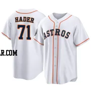 Josh Hader Men's Houston Astros White Replica 2022 World Series Home Jersey