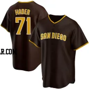 Josh Hader Men's San Diego Padres Brown Replica Road Jersey