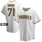 Josh Hader Men's San Diego Padres White/Brown Replica Home Jersey