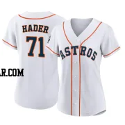 Josh Hader Women's Houston Astros White Authentic 2022 World Series Home Jersey