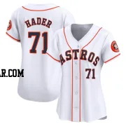 Josh Hader Women's Houston Astros White Limited Home Jersey