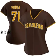 Josh Hader Women's San Diego Padres Brown Authentic Road Jersey