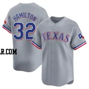 Josh Hamilton Men's Texas Rangers Gray Limited Away Jersey