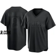 Josh Harrison Men's Philadelphia Phillies Black Replica Pitch Fashion Jersey