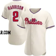 Josh Harrison Men's Philadelphia Phillies Cream Authentic Alternate Jersey