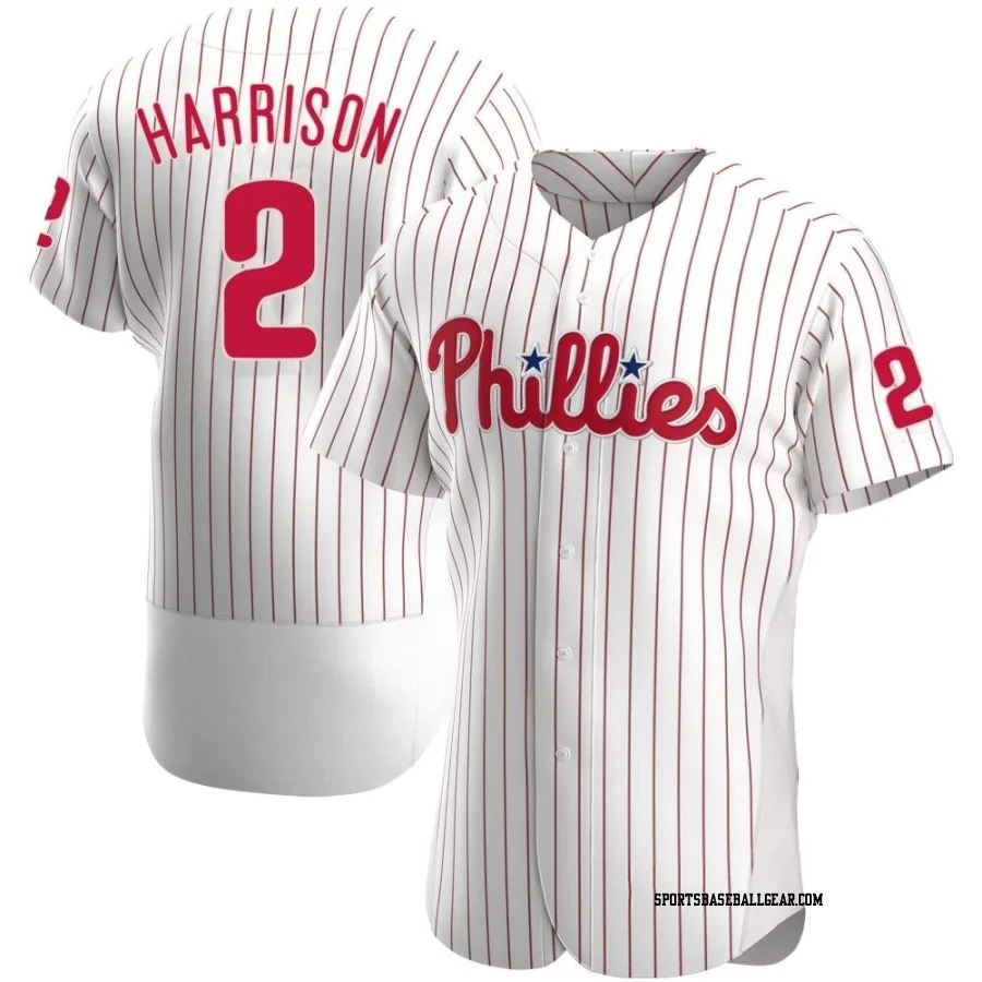 Josh Harrison Men's Philadelphia Phillies White Authentic Home Jersey