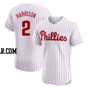 Josh Harrison Men's Philadelphia Phillies White Elite Home Jersey