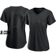 Josh Harrison Women's Philadelphia Phillies Black Replica Pitch Fashion Jersey