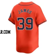 Josh James Men's Houston Astros Orange Limited Alternate Jersey