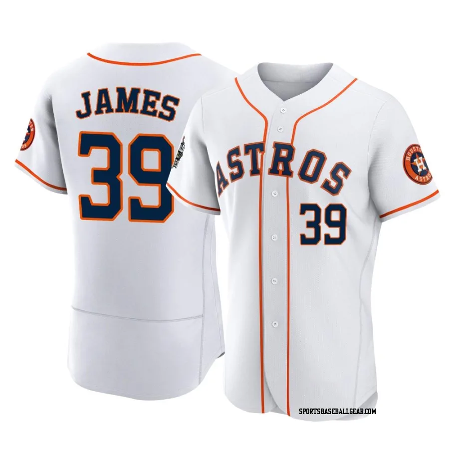 Josh James Men's Houston Astros White Authentic 2022 World Series Home Jersey